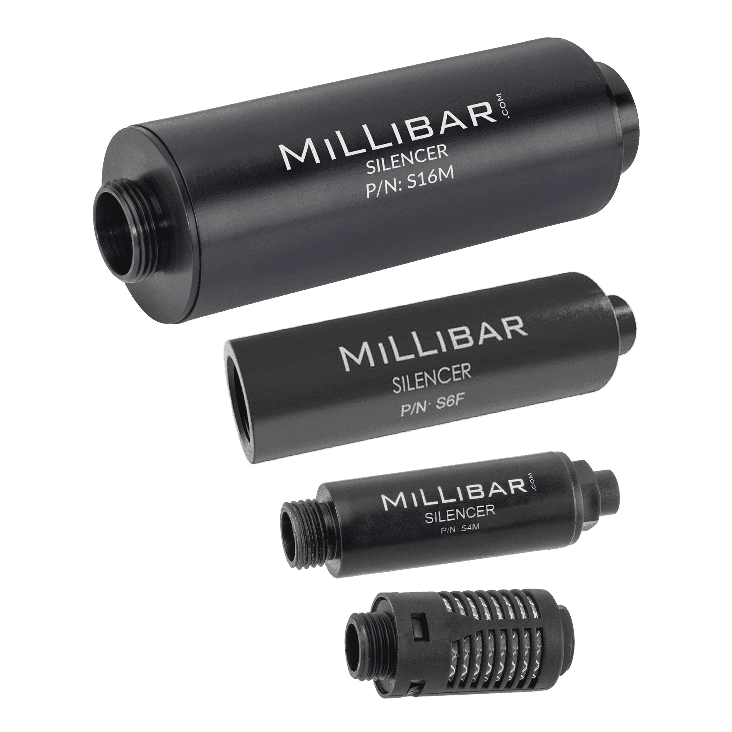 Silencers · Venturi Vacuum Pump Silencer · Millibar Robotics